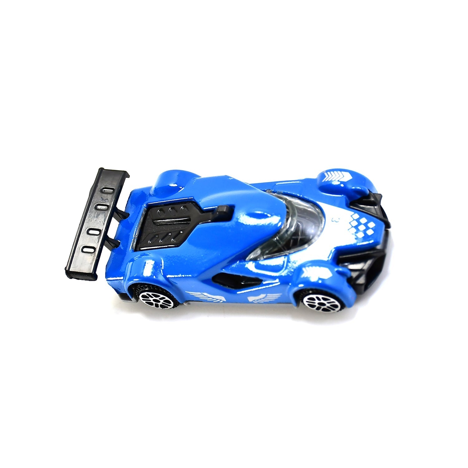 Street racer toy car, die-cast metal, side view Street racer toy car, die-cast metal, side view